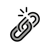 Cadena rota - OpenMoji