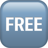 Símbolo “free”