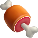 Emoji carne con hueso