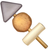 Brocheta con comida Whatsapp