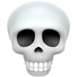 Emoticono de una calavera WhatsApp
