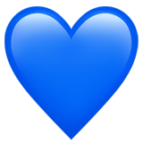 Corazón azul