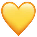 Corazón amarillo