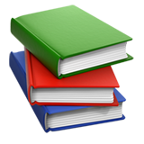 Emoji pila de libros