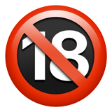 Prohibido para menos de 18 años