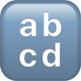 Botón abcd WhatsApp