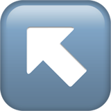 Flecha superior izquierda