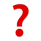 Emoji de un signo de interrogación rojo