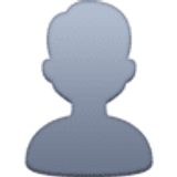 Silueta de busto - Facebook