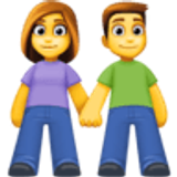 Mujer y hombre de la mano - Facebook