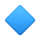 Rombo azul pequeño - Facebook