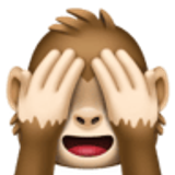 Mono con los ojos tapados - Facebook