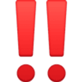 Exclamación doble - Facebook