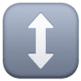 Flecha arriba y abajo - Facebook