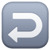 Flecha derecha curvándose a la izquierda - Facebook