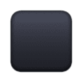 Cuadrado negro mediano - Facebook