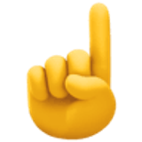 Dedo índice hacia arriba - Facebook