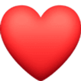 Corazón rojo - Facebook