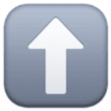 Flecha hacia arriba - Facebook