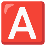 Grupo sanguíneo A - Noto Color Emoji