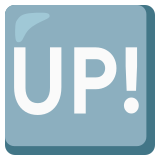 Botón UP! - Noto Color Emoji