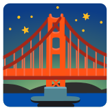 Puente de noche - Noto Color Emoji