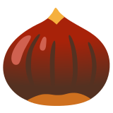 Castaña - Noto Color Emoji