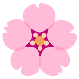 Flor de cerezo - Noto Color Emoji