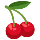 Cerezas - Noto Color Emoji