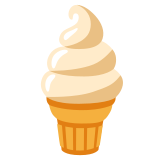 Cucurucho de helado - Noto Color Emoji