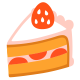 Trozo de tarta - Noto Color Emoji