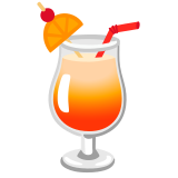 Bebida tropical - Noto Color Emoji