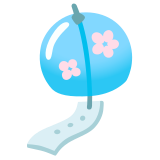 Campanilla de viento - Noto Color Emoji