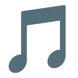 Nota musical - Noto Color Emoji