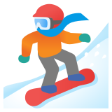Practicante de snowboard - Noto Color Emoji