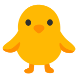 Pollito de frente - Noto Color Emoji