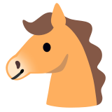Cara de caballo - Noto Color Emoji