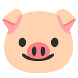 Cara de cerdo - Noto Color Emoji