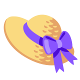 Sombrero de mujer - Noto Color Emoji