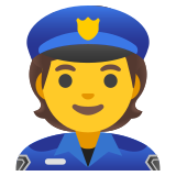Agente de policía - Noto Color Emoji