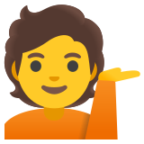 Persona de mostrador de información - Noto Color Emoji