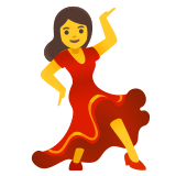 Mujer bailando - Noto Color Emoji