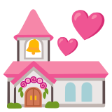 Iglesia celebrando boda - Noto Color Emoji
