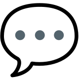 Bocadillo de diálogo - Noto Color Emoji