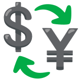 Cambio de divisas - Noto Color Emoji