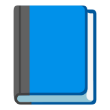 Libro azul - Noto Color Emoji
