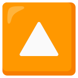 Triángulo hacia arriba - Noto Color Emoji