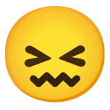 Cara de frustración - Noto Color Emoji