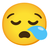 Cara de sueño - Noto Color Emoji