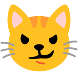 Gato haciendo una mueca - Noto Color Emoji